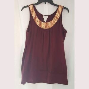 Maurices Sequin Tank Size 1