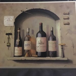 Wine picture.  20x16