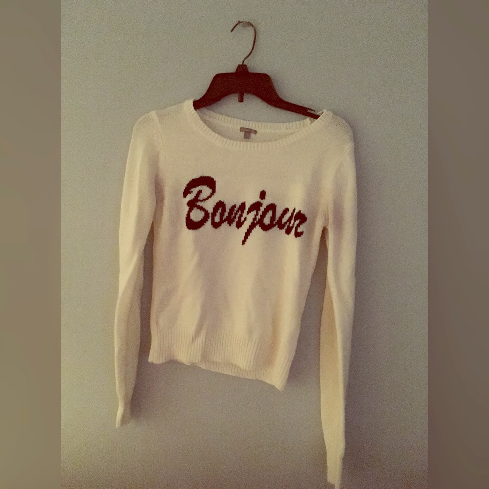 Bonjour sweater