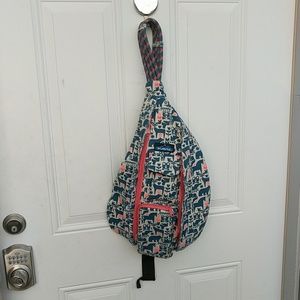 Kavu Rope Sling Bag Fable Pattern