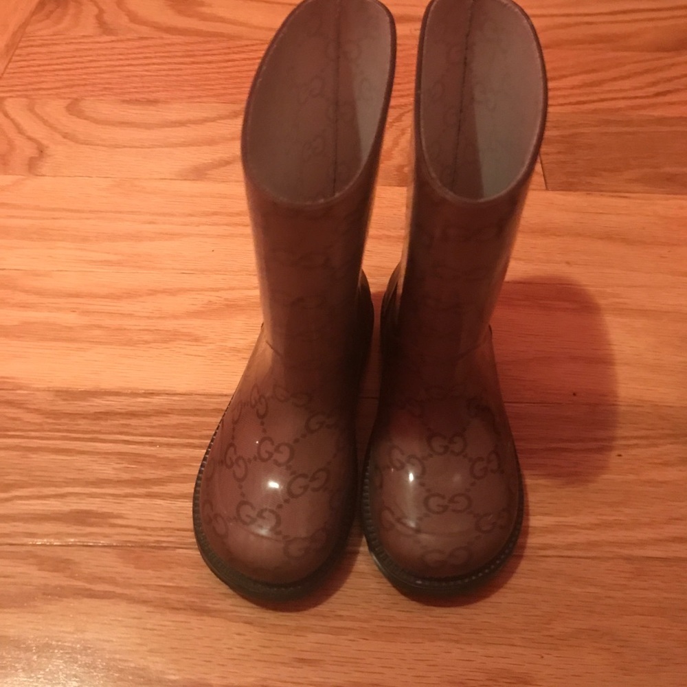 Gucci kids rain boots
