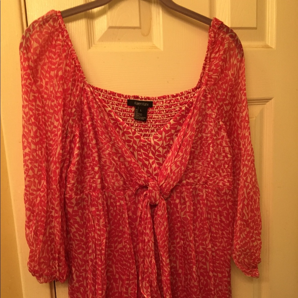 Karen Kane Silk Blouse