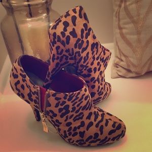 Leopard Booties Making a Statement