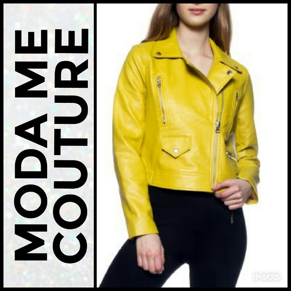 Jacket Motto FAUX LEATHER MOTO JACKET - Picture 2 of 4