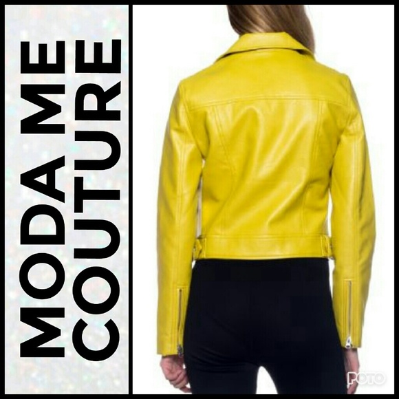 Jacket Motto FAUX LEATHER MOTO JACKET - Picture 3 of 4