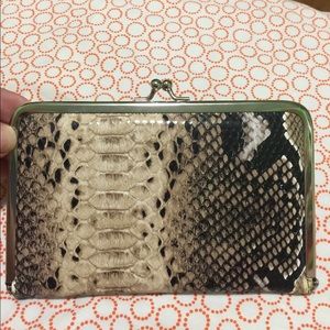 Faux snake skin wallet
