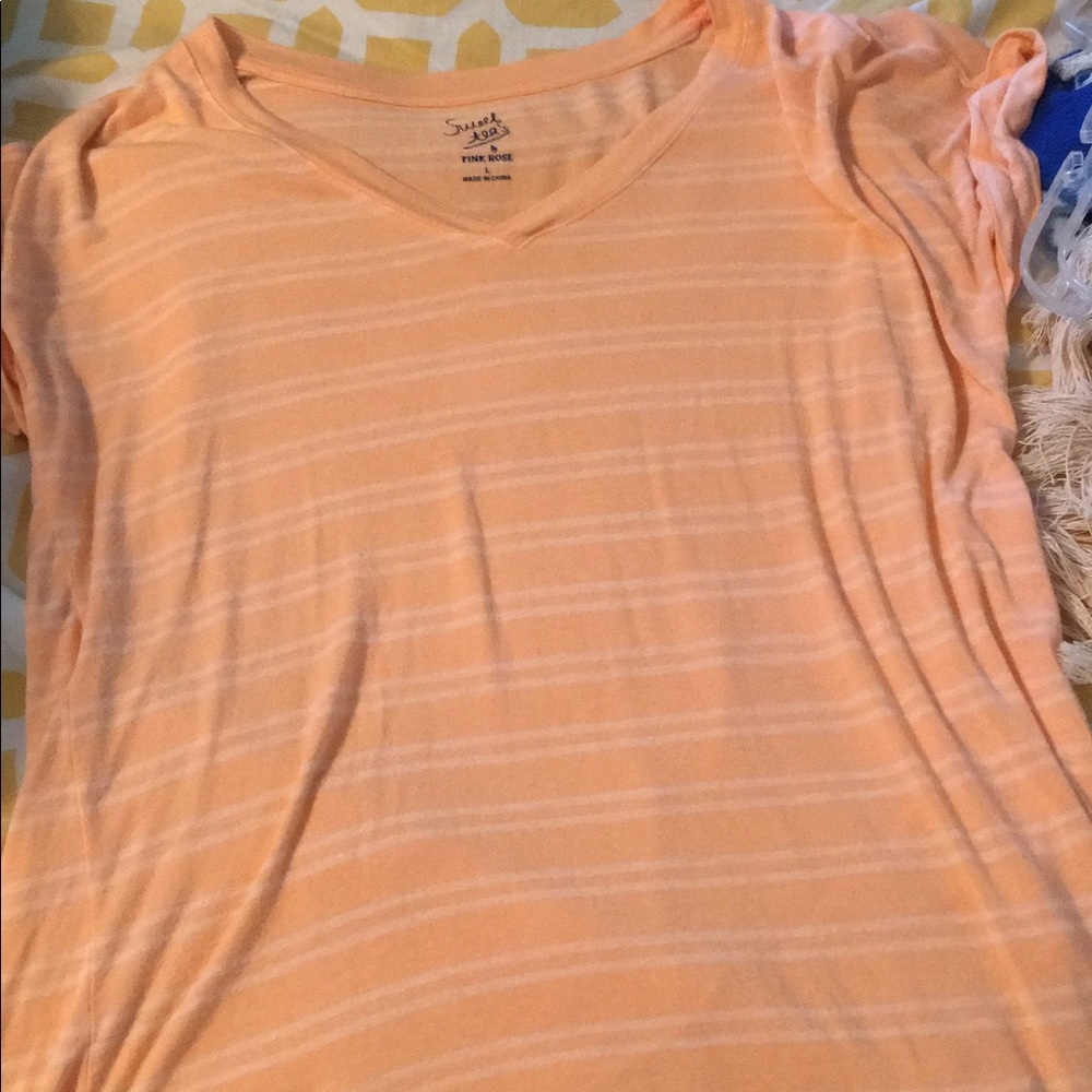 Peach shirt!!
