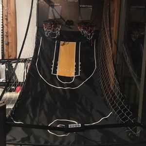 Indoor basketball hoop