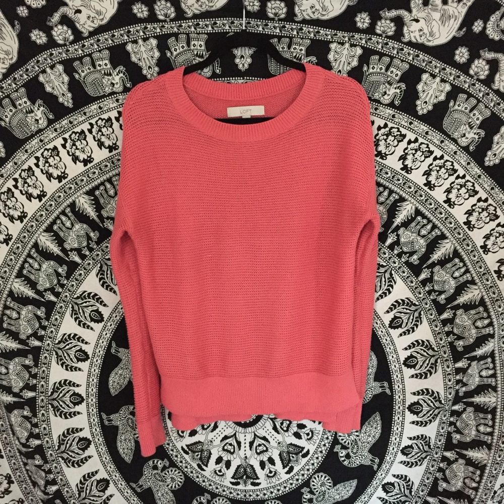 Salmon Knit Sweater