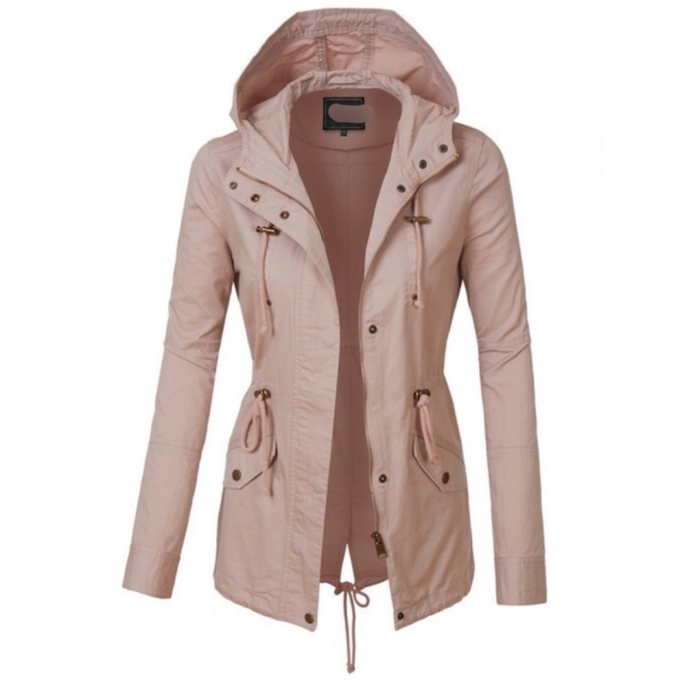1 LEFT! Light Blush Military Jacket - Picture 2 of 8