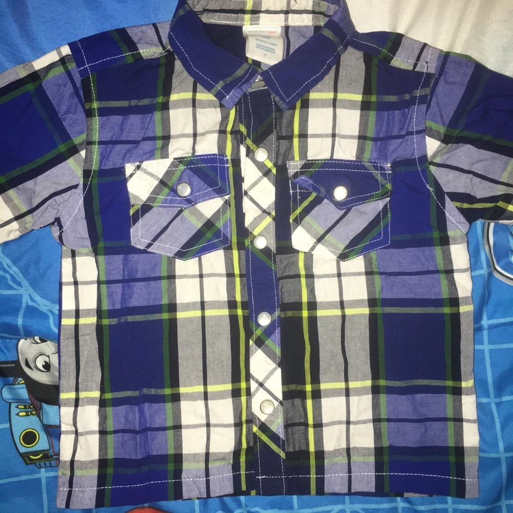 Toddle long sleeve button down shirt