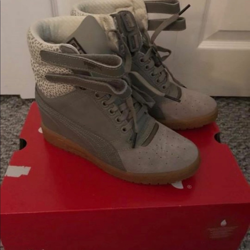 Puma wedge sneakers