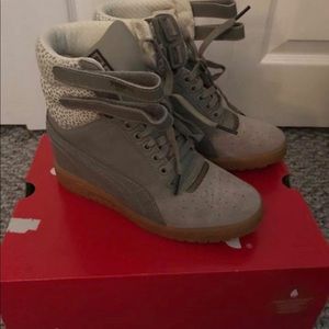 Puma wedge sneakers