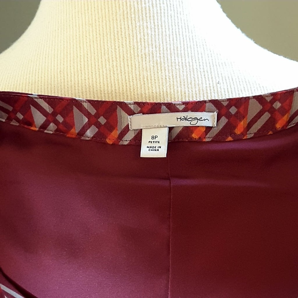 Halogen 8 petite dress multi color - Picture 7 of 7