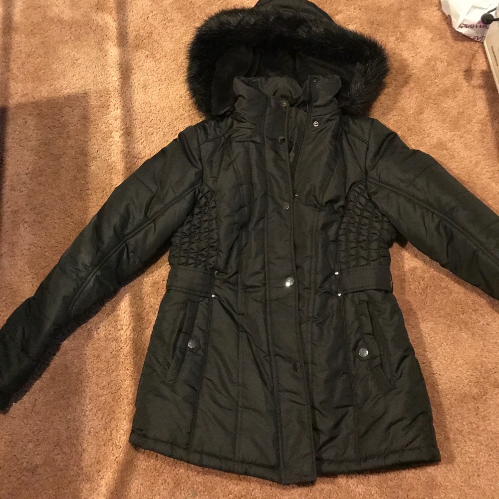 Black winter coat