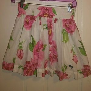 Abercrombie floral skirt.