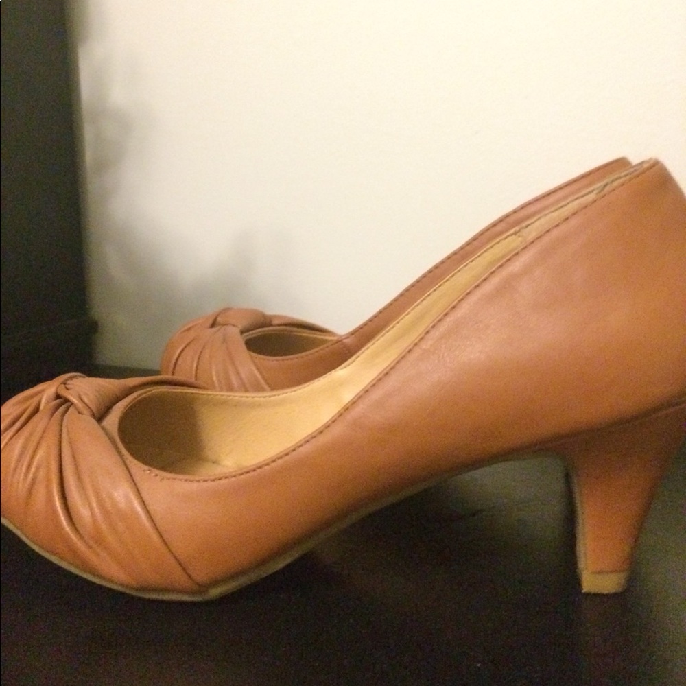Brown low heels