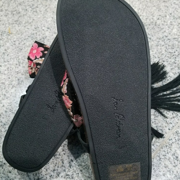 New Sam Edelman embroidered kelby anklewrap sandal - Picture 3 of 3