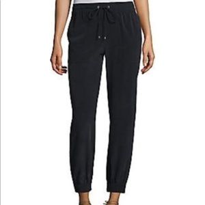 Theory Cortland Silk Utility Pant - Navy Size 6