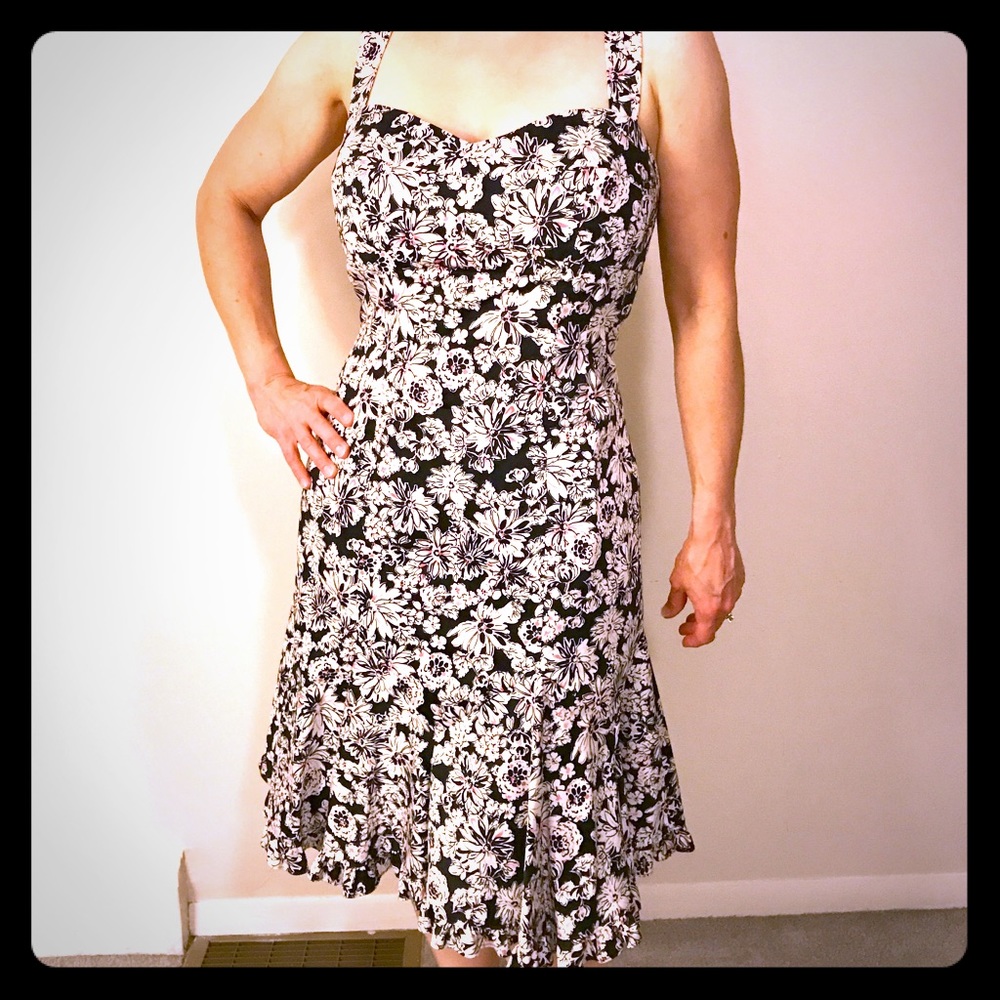 Nine West Floral Ruffle Sundress