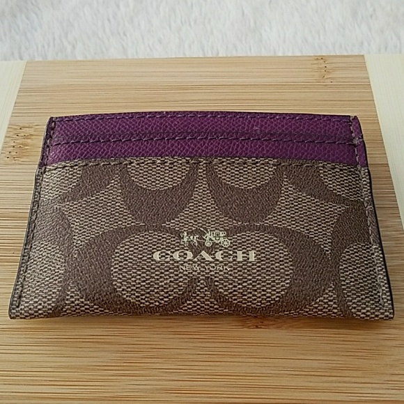 Coach Handbags - 💜Coach Card Case with 4 Slots