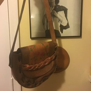 Vintage Tooled Leather Purse