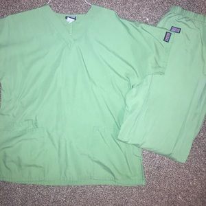 Cherokee green scrubs