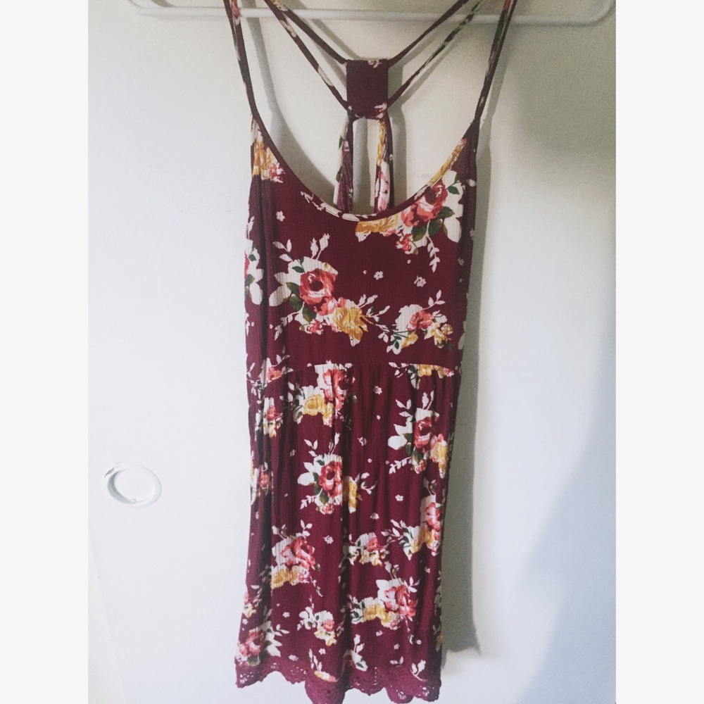 UO purple floral summer dress
