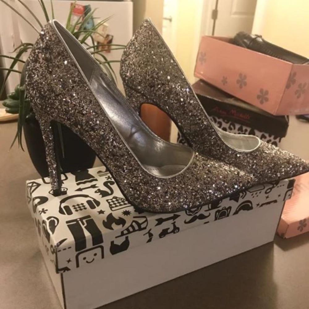 Glitter Fab Skinny heels