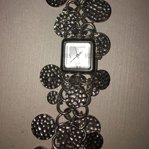 Betsy Johnson statement bracelet watch