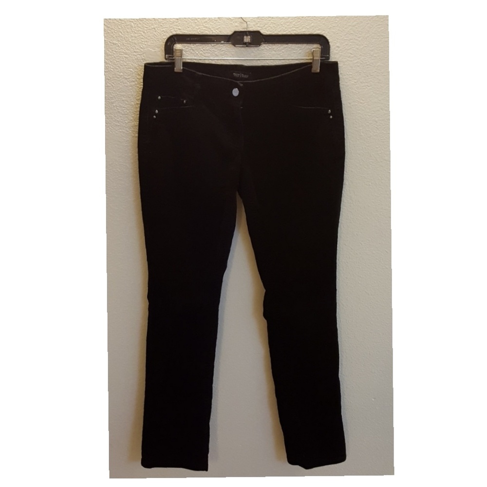WHBM black corduroy pants