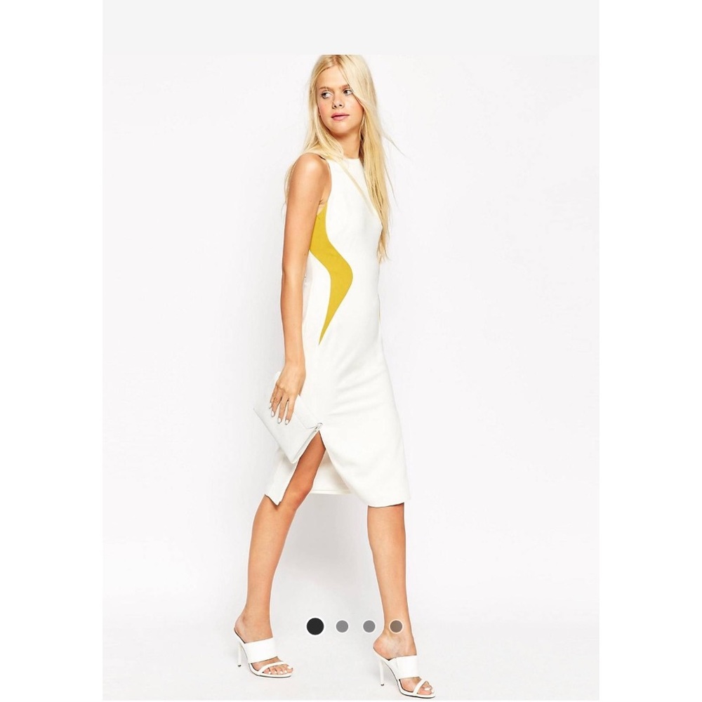 Contoured pencil dress