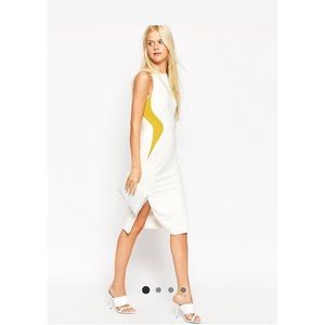 Contoured pencil dress