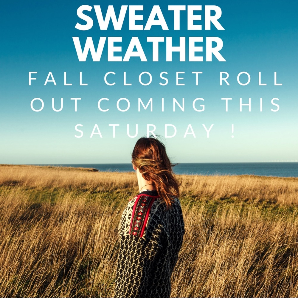 🍁🍂Fall closet roll out coming this Saturday!🍂🍁