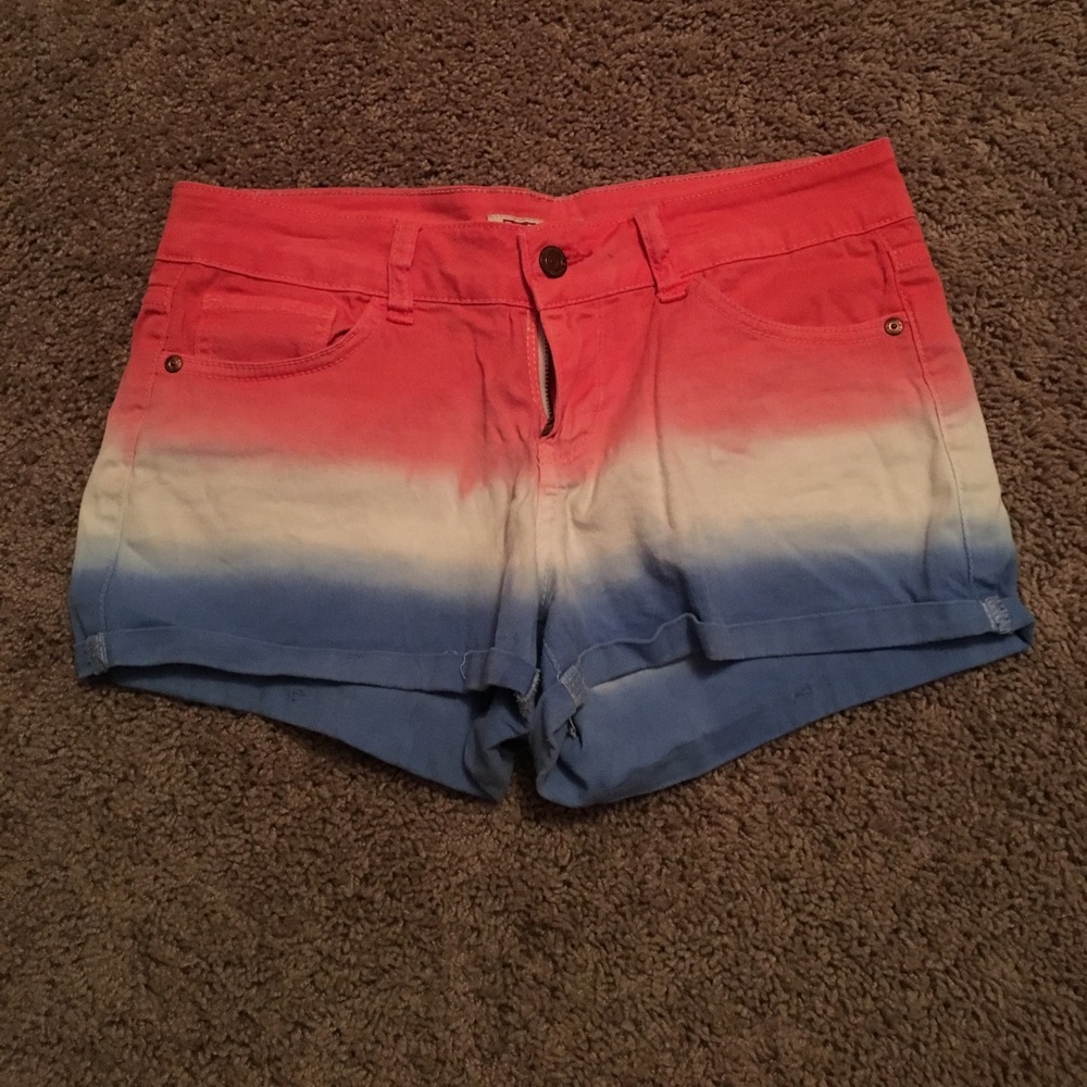 Red White and Blue shorts