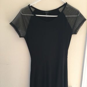 Black skater dress