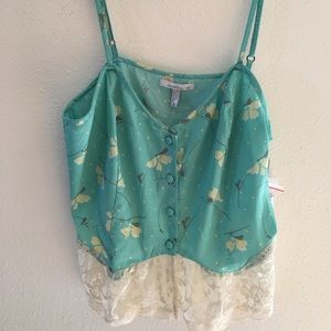 O'neill floral crop top