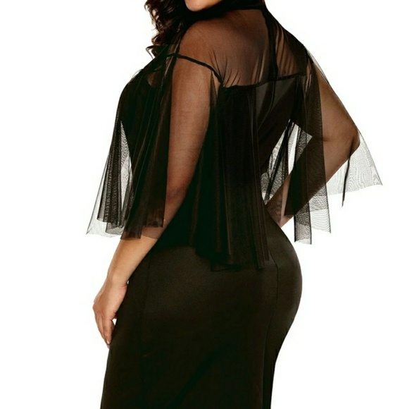 Last 1 Plus Size Black Dress - Picture 2 of 3