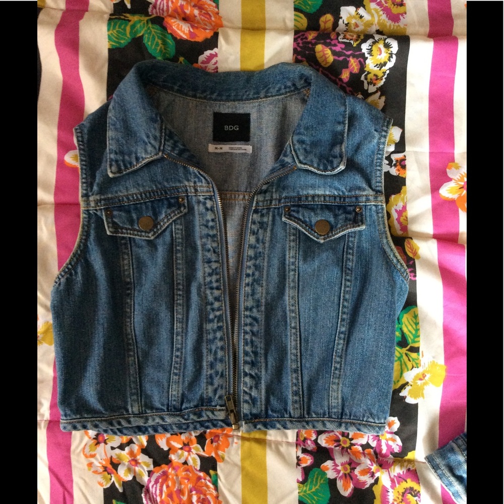 Cropped BDG Jean vest