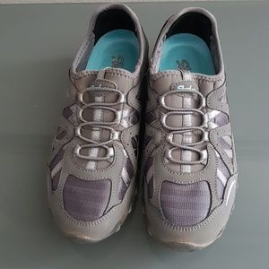 Skechers slip on sneakers grey size 6