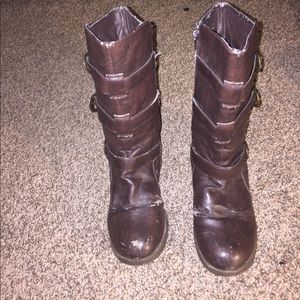 Brown Combat Boots