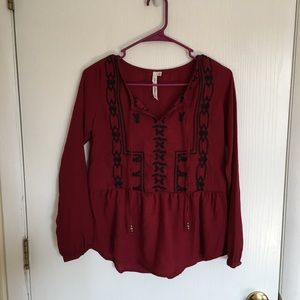 Flowy Tribal Top