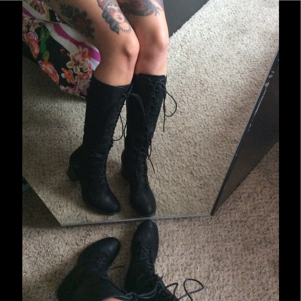 Knee high boots