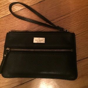 Kate Spade black wristlet!