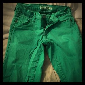 Old Navy Green Skinny Jean Tall