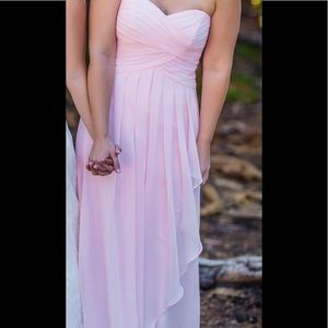 Light pink full length dress