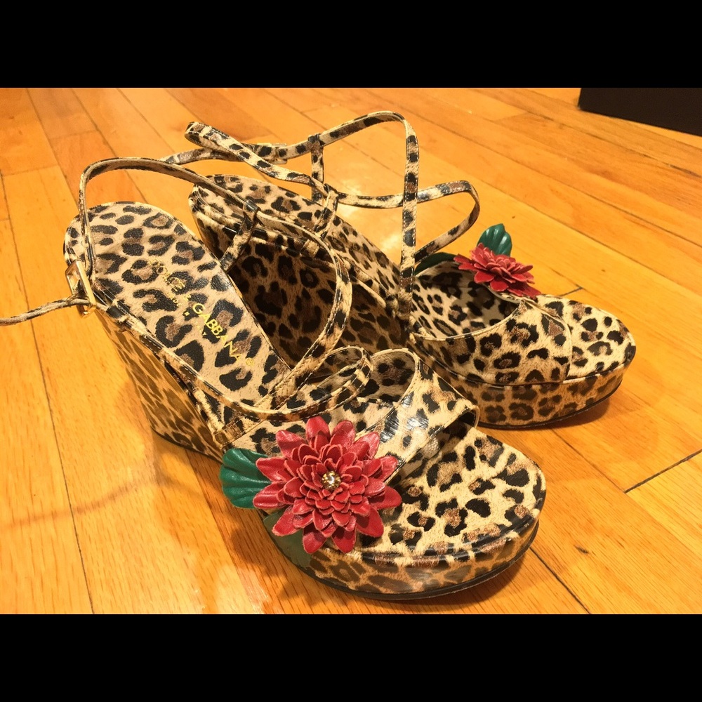 Dolce & Gabbana Leopard Wedges