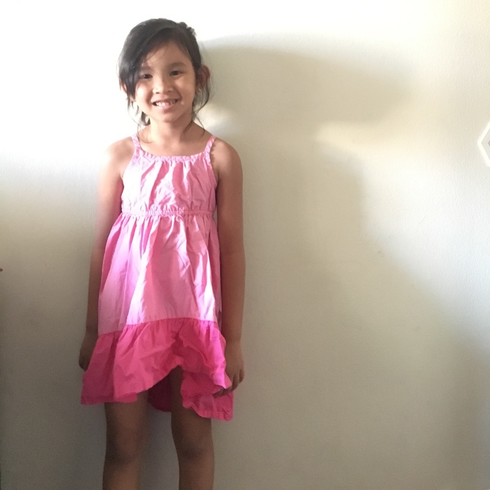 OLD NAVY HIGH LOW PINK DRESS 4T