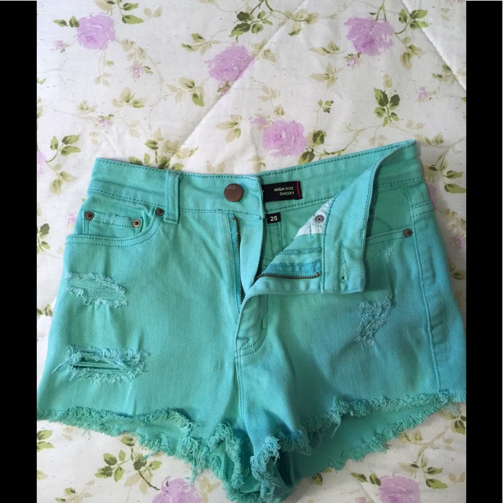High waisted shorts