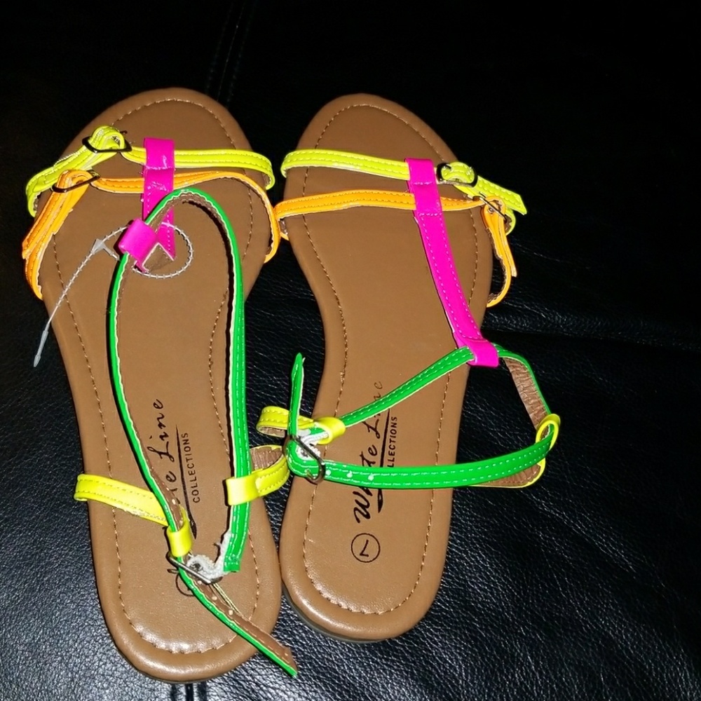 Sandals never worn